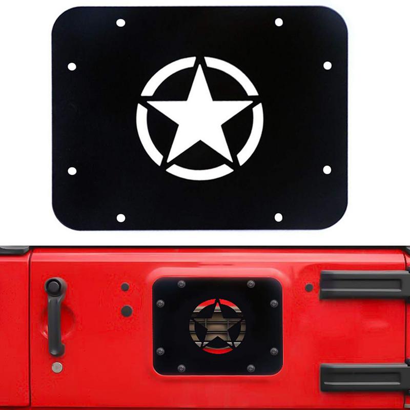 Крышка выхлопной трубы для задней двери автомобиля Крышка выхлопного отверстия Защитная крышка задней двери Крышка выхлопной трубы Крышка для внедорожной задней двери Защитная крышка от пыли