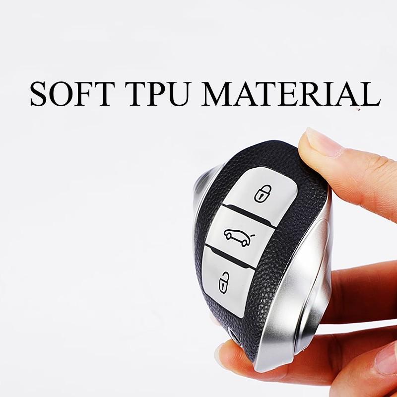 Кожаный новый чехол для дистанционного ключа из ТПУ для Peugeot 208 308 408 508 2008 3008 4008 5008 Citroen C1 C4 C6 C3-XR Picasso DS3 DS4