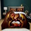 Bedding Queen 3D Mythical Dragon Comfortable Duvet Quilt Cover Pillowcase Bedding Set Children Bedroom Decoration Home Textile