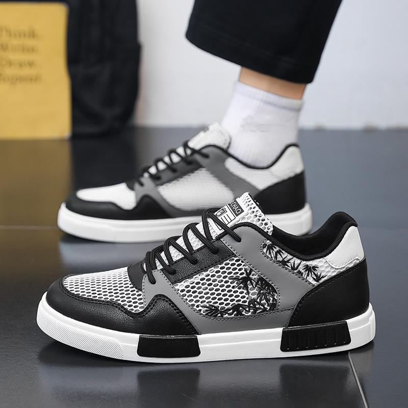 Мужская спортивная обувь, летняя повседневная обувь для скейтбординга, кроссовки для бега больших размеров, обувь для студентов