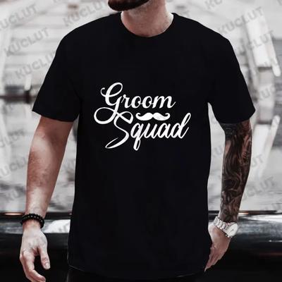 Футболка Groom Squad для мужчин, футболки для свадебной вечеринки, футболки для холостяков и мальчишников, футболки для будущих женихов и шаферов