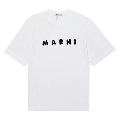 Marni Футболка с логотипом женская S Thje0293p8 uScx42 Slw01
