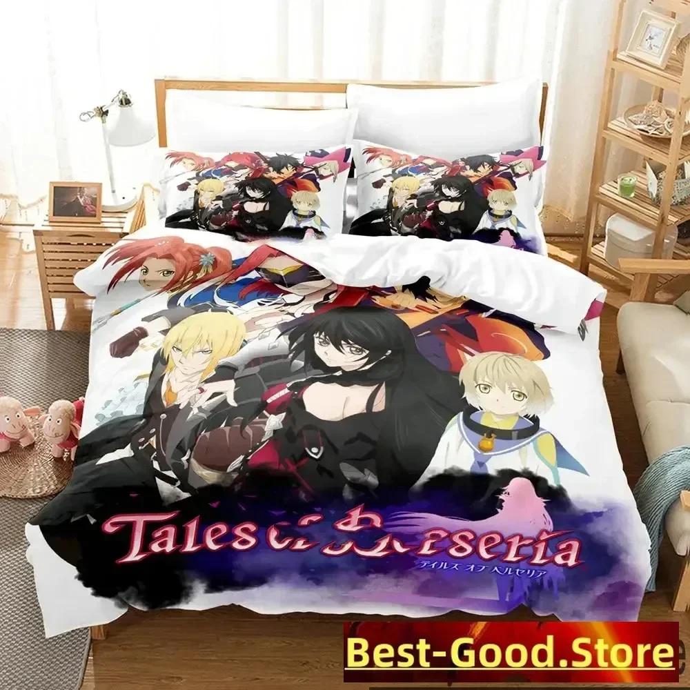 3D Постельное белье Tales of Berseria Комплект Пододеяльник Полный Queen King Размер Наволочка Постельное с принтом Постельный комплект Взрослый Детская спальня Односпальный Twin