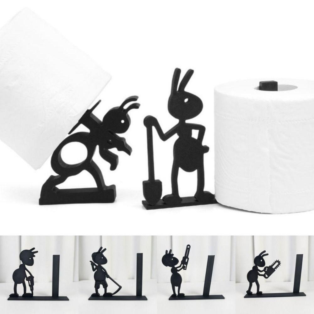 Minimalist Paper Holder Cute Ant Shape Paper Organizer New Desktop Tissue Rack Bedroom Use