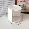 Compartment Cosmetic Holder Rotatable Desktop Storage Box Hair Accessories Organizer  Powder Puff