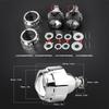 AILEO 2Pcs 2.5 Inch Mini Bi Xenon HID Projector Headlight Lenses H4 H7 H11 9005 H8 Retrofit Fit Car Head Lamp Gating Gun Shrouds