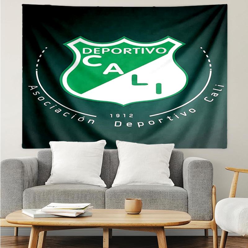 Deportivo Cali LOGO Tapestry for Bedroom Aesthetic Classroom Tapestries Wall Hanging for Living Room Dorm Office,Ideal Creative Gift