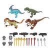 12 наборов игрушек для сборки динозавров. Мелкие детали. Развивает координацию. Обучающие игрушки для самостоятельного катапультирования.