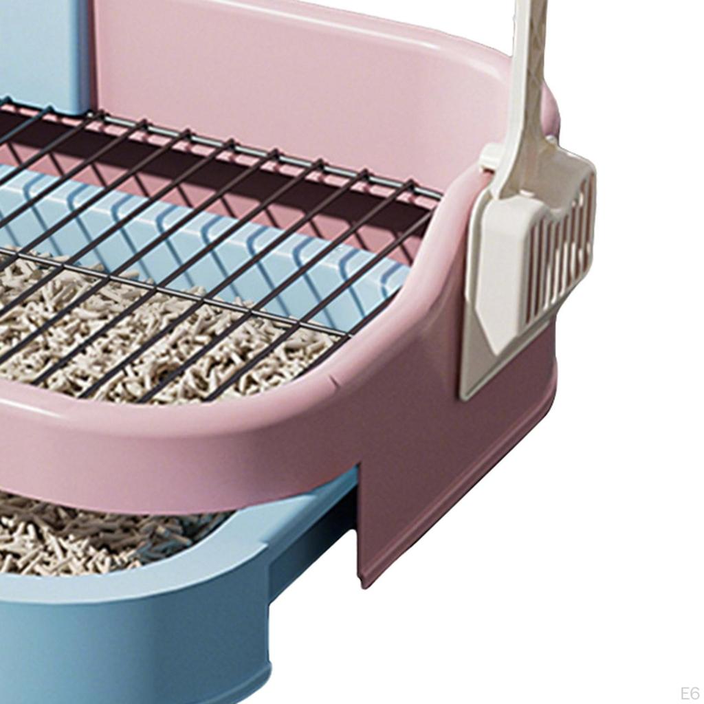 Dog Toilet Potty Tray Raised Enclosure Lightweight Puppy Pee Holder Training Pad