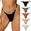 Women's Sports Ice Silk Seamless Underwear, Women's Slim Strap Sexy Thin Underwear