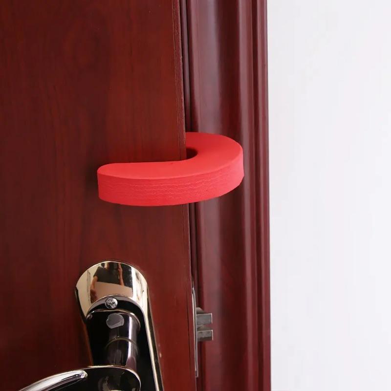 1 шт. Однотонный мягкий пенопластовый стопор для двери Защита безопасности детей Защита пальцев Детский безопасный дверной клип Домашняя безопасность Клипса для двери спальни