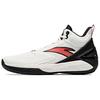 Attack BM Удобные Универсальные Амортизирующие Нескользящие Баскетбольные Кроссовки с Высоким Верхом Мужские кроссовки Белый Черный Красный 912511604Q-2