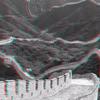 Красные, синие, зеленые 3D-очки, черная оправа для размерного анаглифического кинотелевизора
