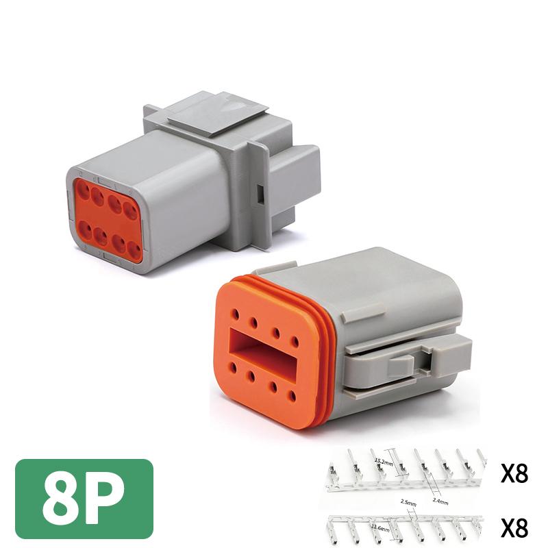 1/5/10 комплектов DT 2P/3P/4P/6P/8P 22-16AWG водонепроницаемый немецкий разъем deutch connectors Plug Kit DT06-2S DT04-2P DT04-3P