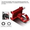 Aluminum Alloy Bicycle Phone Holder Anti Slip Handlebar Mount Bracket Rack Bike Phone Mount Scooter Mobile Phone Holder
