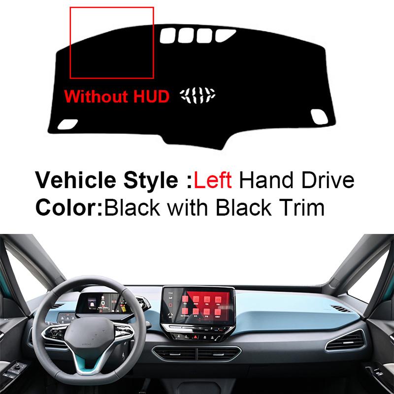 Внутреннее покрытие приборной панели автомобиля для Volkswagen VW ID.3 ID3 2019 2020 2026 2026 2026 Коврик на приборную панель автомобиля Ковер Накидка Защита от солнца Панель приборов Коврик