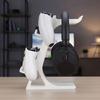 3D-печать Стенд для дисплея геймпада Устойчивый 2-уровневый стенд для демонстрации игрового контроллера с вешалкой для гарнитуры Экономия места