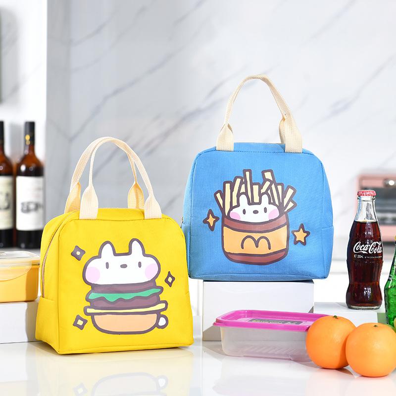 Портативная изолированная термосумка для еды для пикника, коробка для обеда, сумка-тоут с героями мультфильмов, сумки-холодильники для свежих продуктов, сумка для женщин, девочек, детей, подарок