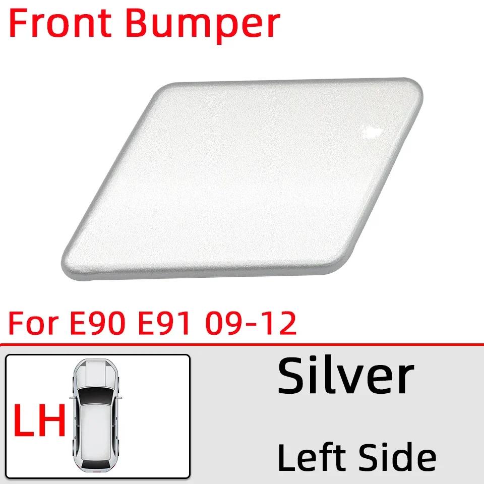 Headlamp Washer Nozzle Cover For BMW 320 325 328 330 335 E90 E91 LCI 2005-2008 2009-2012 Car Headlight Water Spray Lid Painted