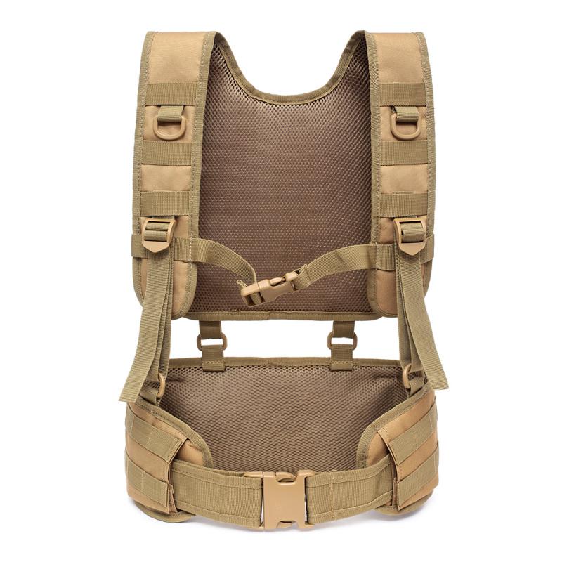 Тактический padded боевой ремень со съемными стропами Airsoft Боевой служебный ремень с комфортными вставками и съемными высококачественными Практичный для ежедневного использования