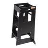 Kitchen Helper for Kids Step Stool Learning Tower for Children Learning Chair Adjustable, St-003, Black