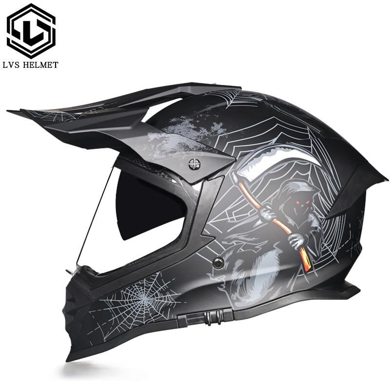 Мотоциклетный шлем ATV Мотоцикл для бездорожья Даунхилл Кросс Capacete Da Motocicleta Cascos Мотокросс Внедорожный шлем с линзой