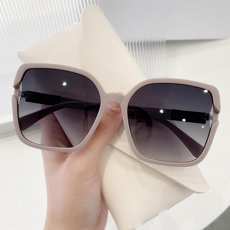 Non-polarized Vintage Square Gradient Sunglasses Women Oversized Sunglass Men Retro Black Sun Glasses Shades Goggle