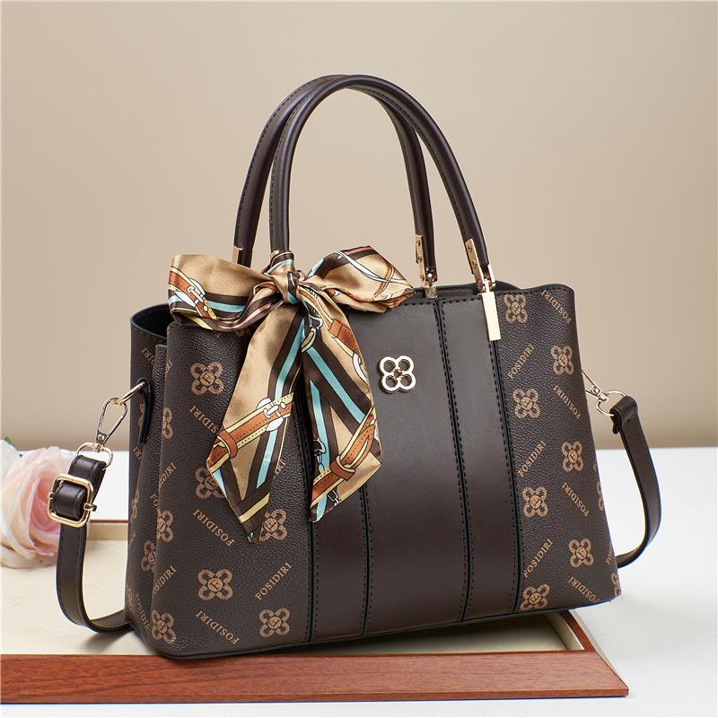 2024 Новые сумки через плечо из кожи для шоппинга, женские кошельки и сумки большой вместимости, женские модные сумки высокого качества