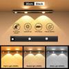 Motion Sensor Light LED Sensor Lamp Wireless Ultra Thin USB LED For Kitchen Cabinet Bedroom Wardrobe Indoor Lighting Night Light