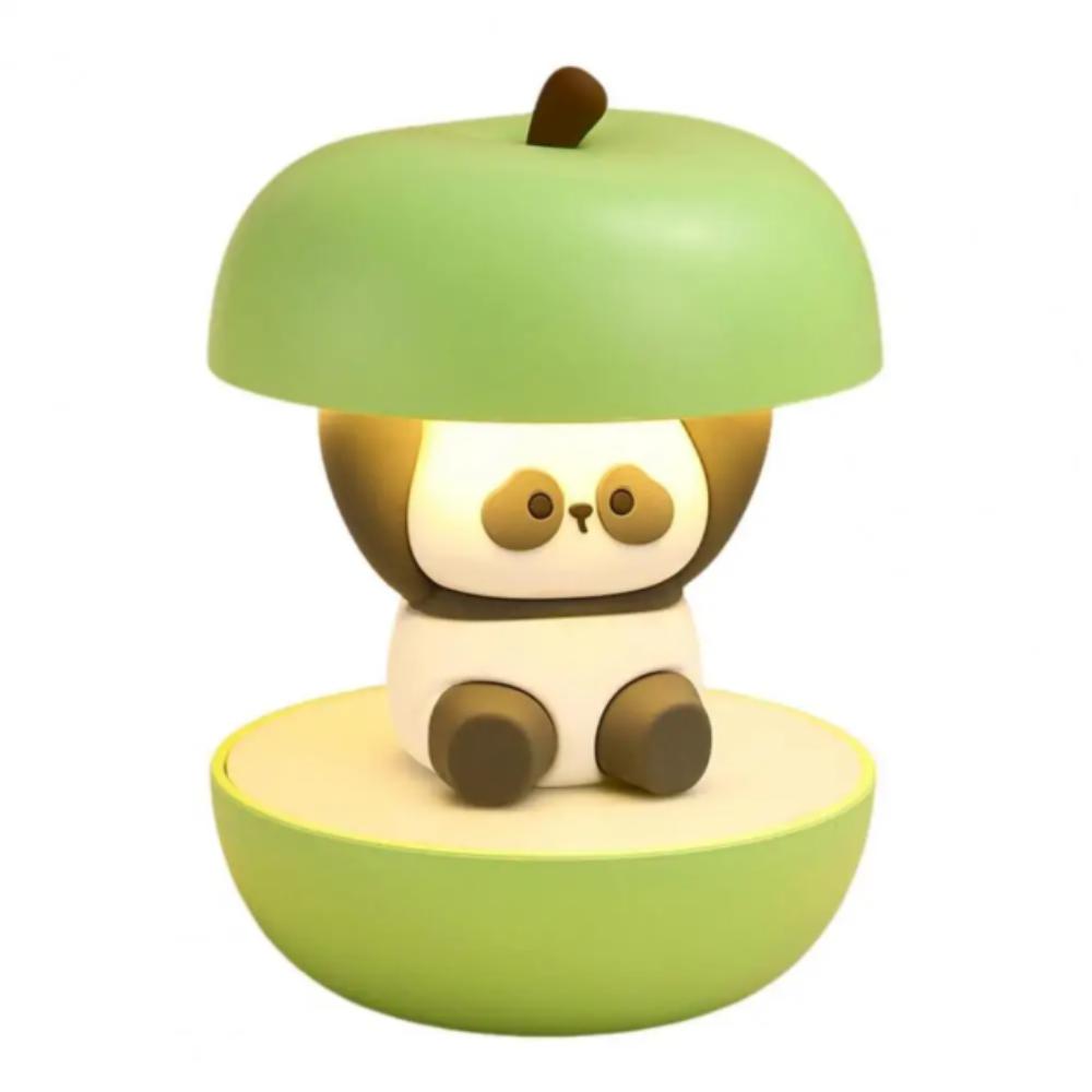 Перезаряжаемая USB настольная лампа Панда, рассеянный свет, персонализированный подарок, перезаряжаемый ночник, милое моделирование, свет для защиты глаз