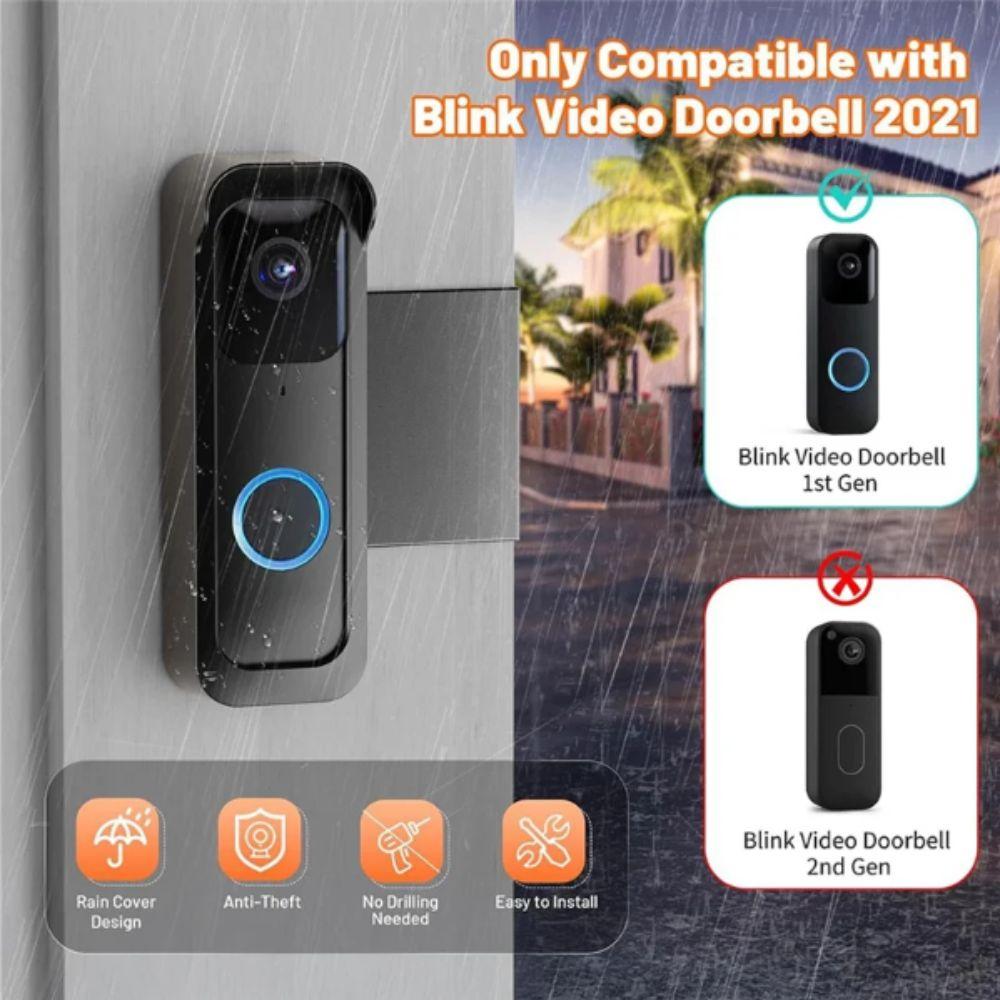 Flashing Feature Video Doorbell Mount Outdoor Use Doorbell Camera Bracket Home Security