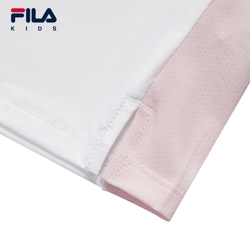 Fila Девочковая вязаная футболка-поло с коротким рукавом