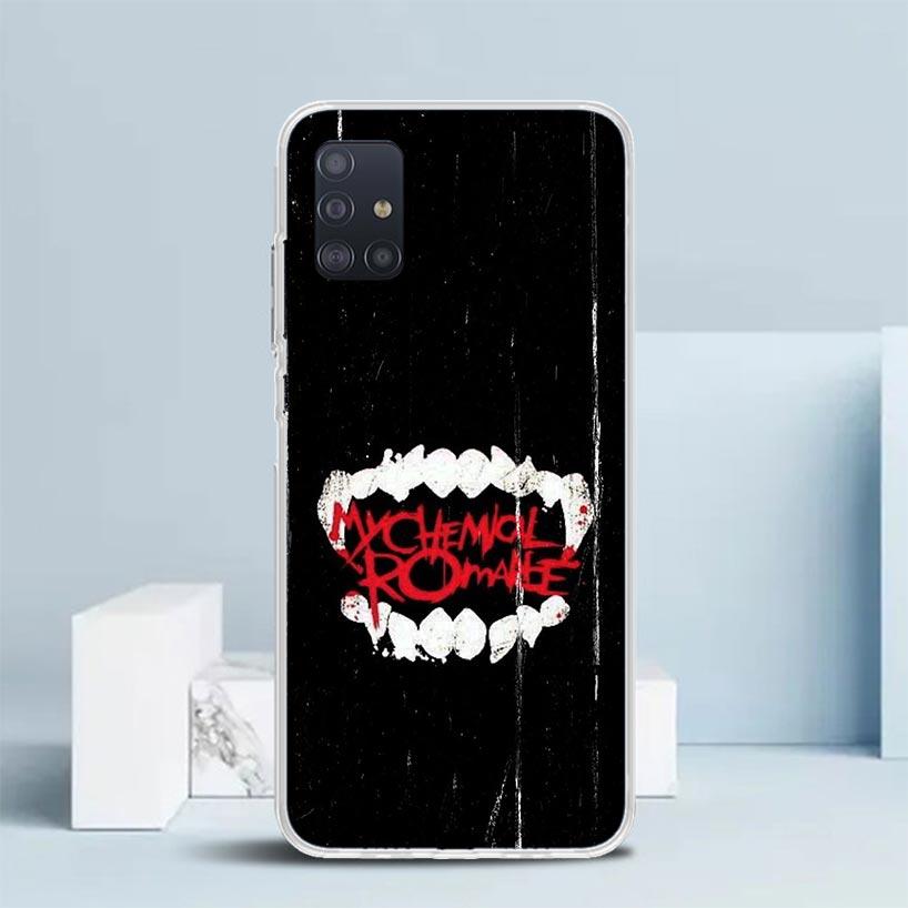 My Chemical Romance MCR Мягкий чехол для Samsung Galaxy A12 A22 A32 A52 A72 A02S Чехол для телефона Note 20 Ultra 10 S10 Plus A51 A71 A50S