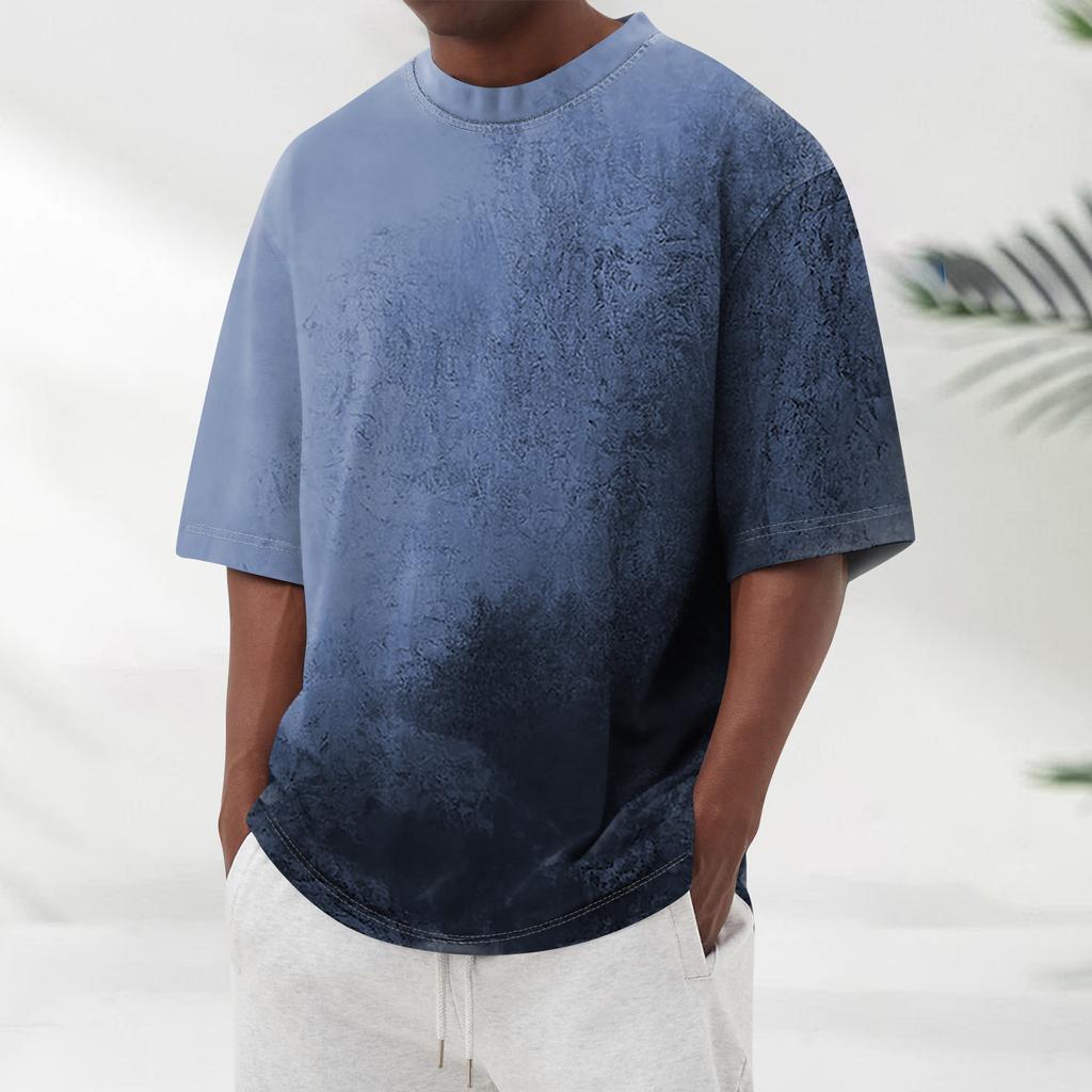 Men's T-shirts Graphic Printing Street Casual Short Sleeve Printed Clothing