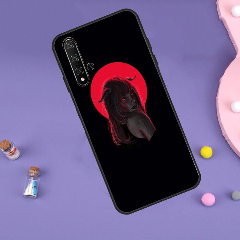 Женщина-дьявол Для Huawei Nova 10 9 SE 3i 7i 8i 11i 12i Y60 Y61 Y70 Y72 Y73 Y90 Y91 P20 P30 P40 Lite Чехол