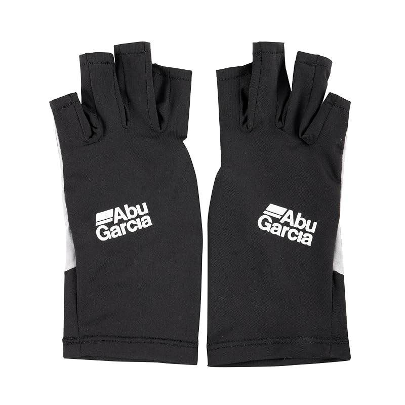 Перчатки Abu Garcia Bug Off Ice Dry UV, Черные, Размер L: Репеллент от насекомых, Охлаждающий, Защита от УФ-лучей, Быстросохнущий