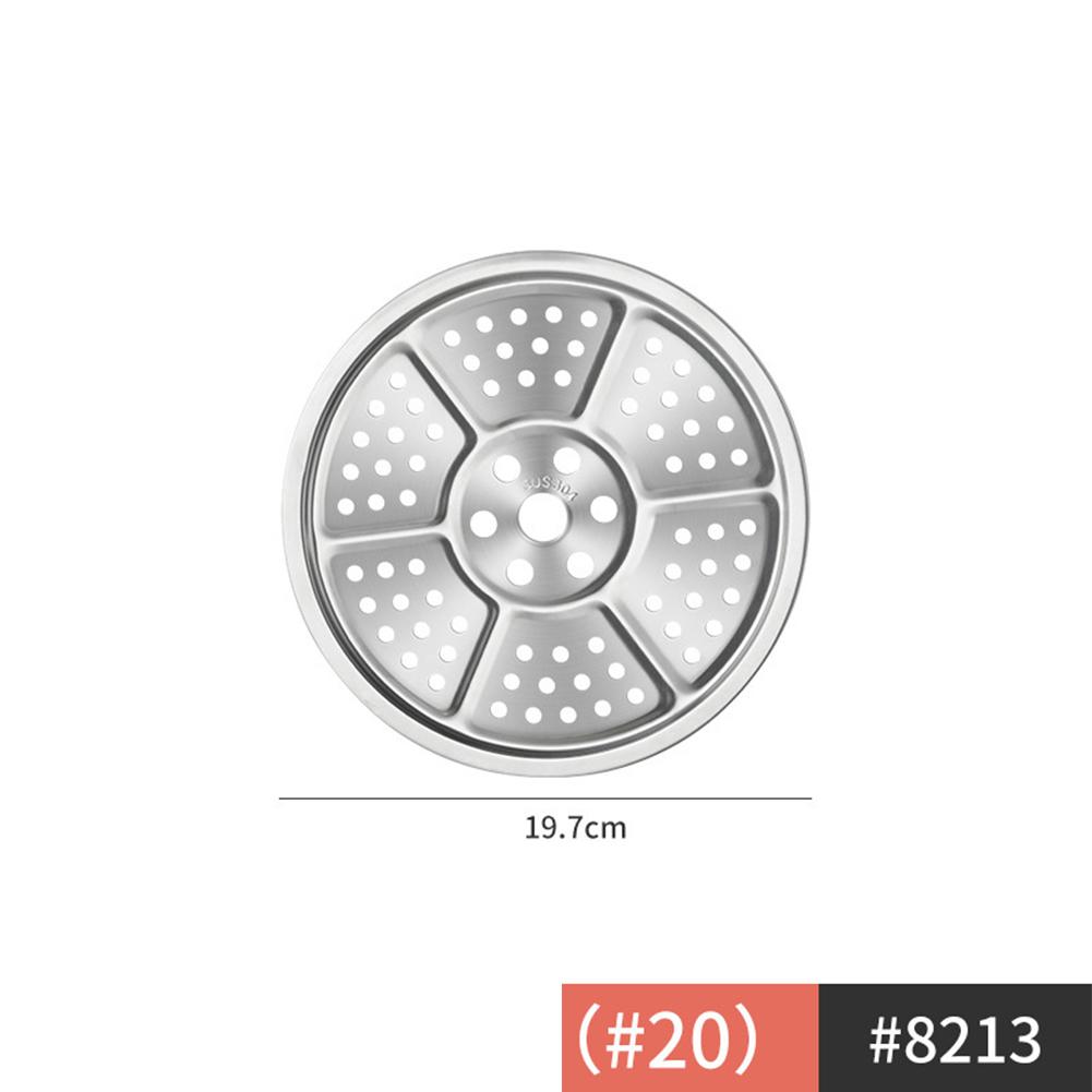 Steamer Tray Round Steamer Rack Steaming Plate Steamer Tray 15.5cm-39cm 304 Stainless Steel Cookercanner Accessories