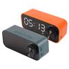 Мини Bluetooth-динамик с мощным басом, двойной будильник, портативный беспроводной динамик со светодиодным дисплеем