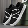 Men's Vulcanized Shoes  New Casual Canvas Skateboard Walking Flat-soled Autumn Trend Thick-soled Sports Tennis Shoes for Men