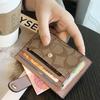 Compact High-End Women's Card Holder: Ultra-Thin Anti-Demagnetization Wallet with Buckle for Students and Driver's License