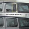 2x Rear Side Window Triangle Glass Accessories Cover for Jeep Wrangler JL JT 18+