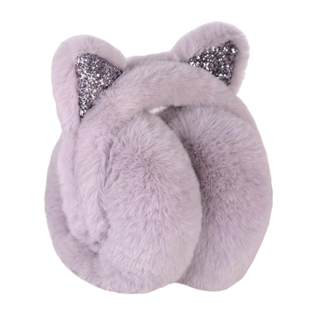 Cute Rabbit Design Animal Ear Earflap Hat Thickened Foldable Design Beanie Cap Cartoon Pattern Korean Style