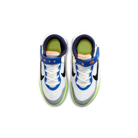 Nike Team Hustle D10 FlyEase Low Белый Мультиколор - FB1395-101