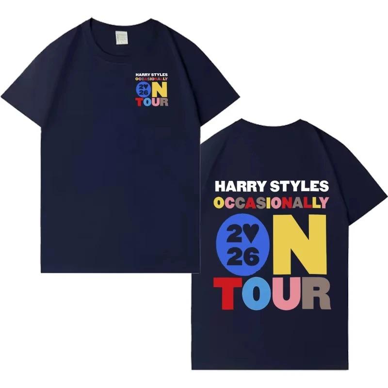 Popular Singer Harry Styles Love On Tour Pure Cotton TShirt Unisex Fashion Casual Short Sleeve Daily Graphic Tee