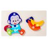 Wooden Food Chain Puzzle Animal Building Block Early Education Children Three-Dimensional Puzzle Intellectual Toy