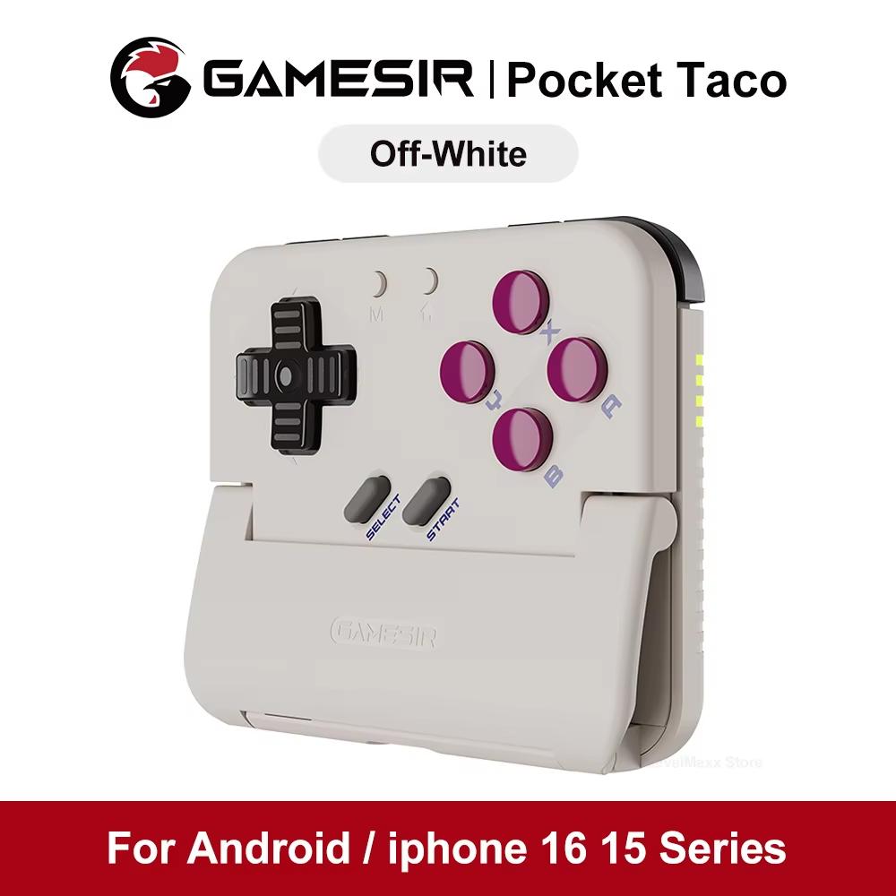 Gamesir Pocket Taco Phone Controller Gamepad for Android iPhone Vertical Handheld Mobile Gaming Bluetooth Connection Only 62.2g