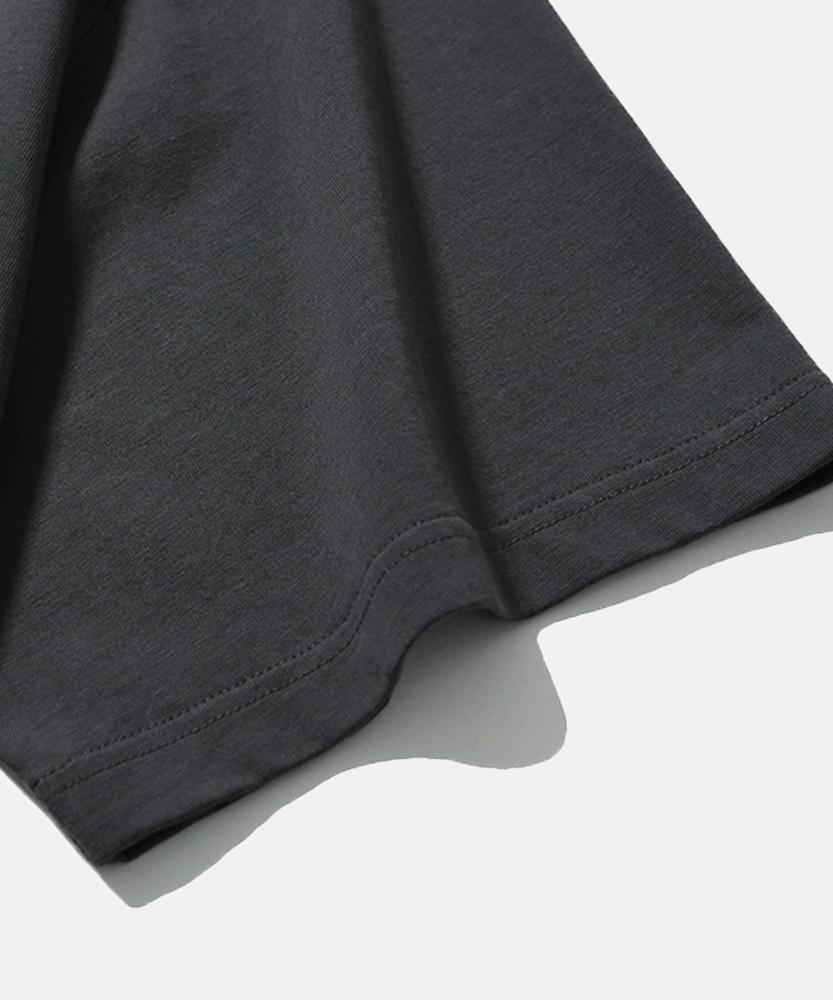 MOIF [Ss26] Акростих Футболка с коротким рукавом H/S / Угольный