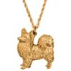 Коллекция подвесок-ожерелий Papillon Art Dog, изготовленных в Великобритании