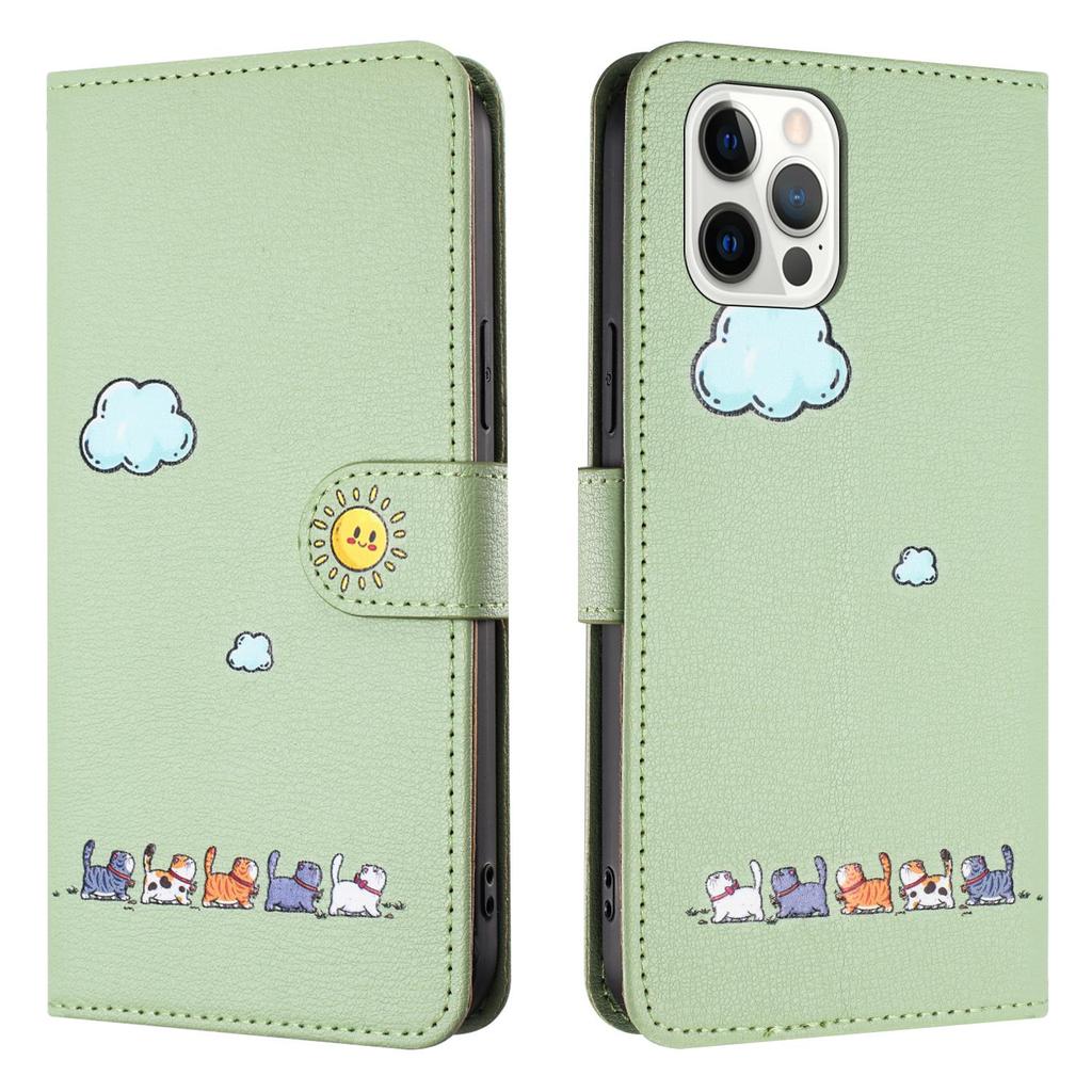 Кожаный 3D-тиснение с животным принтом, кошачья улыбка, чехол для телефона, чехол-кошелек, подставка для книг для iPhone, Samsung, Xiaomi, Google, милый цвет, откидная крышка с магнитной картой, сумка