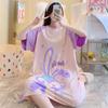 Southeast Asia Cute Loose Short Sleeve Nightgown - Girls Summer Pajamas